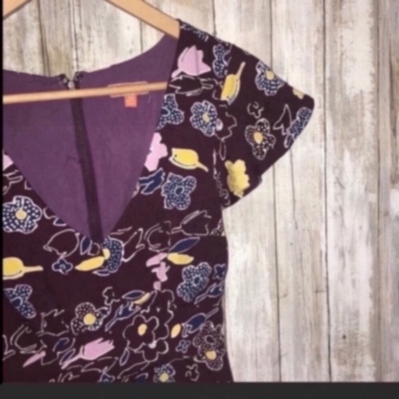 Modcloth Burgundy Retro High Low Dress - Picture 5 of 13